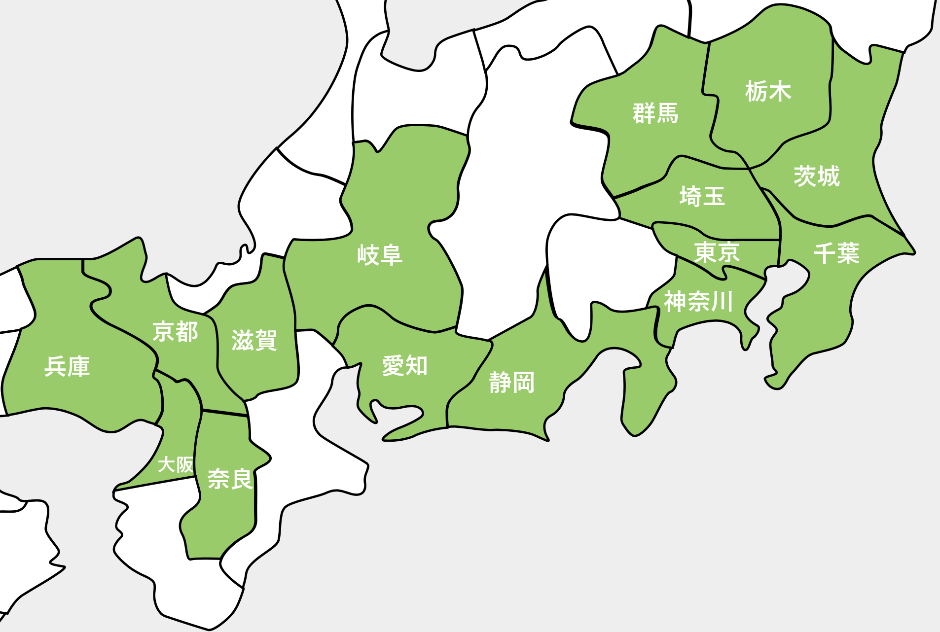 2018年NURO光提供エリア